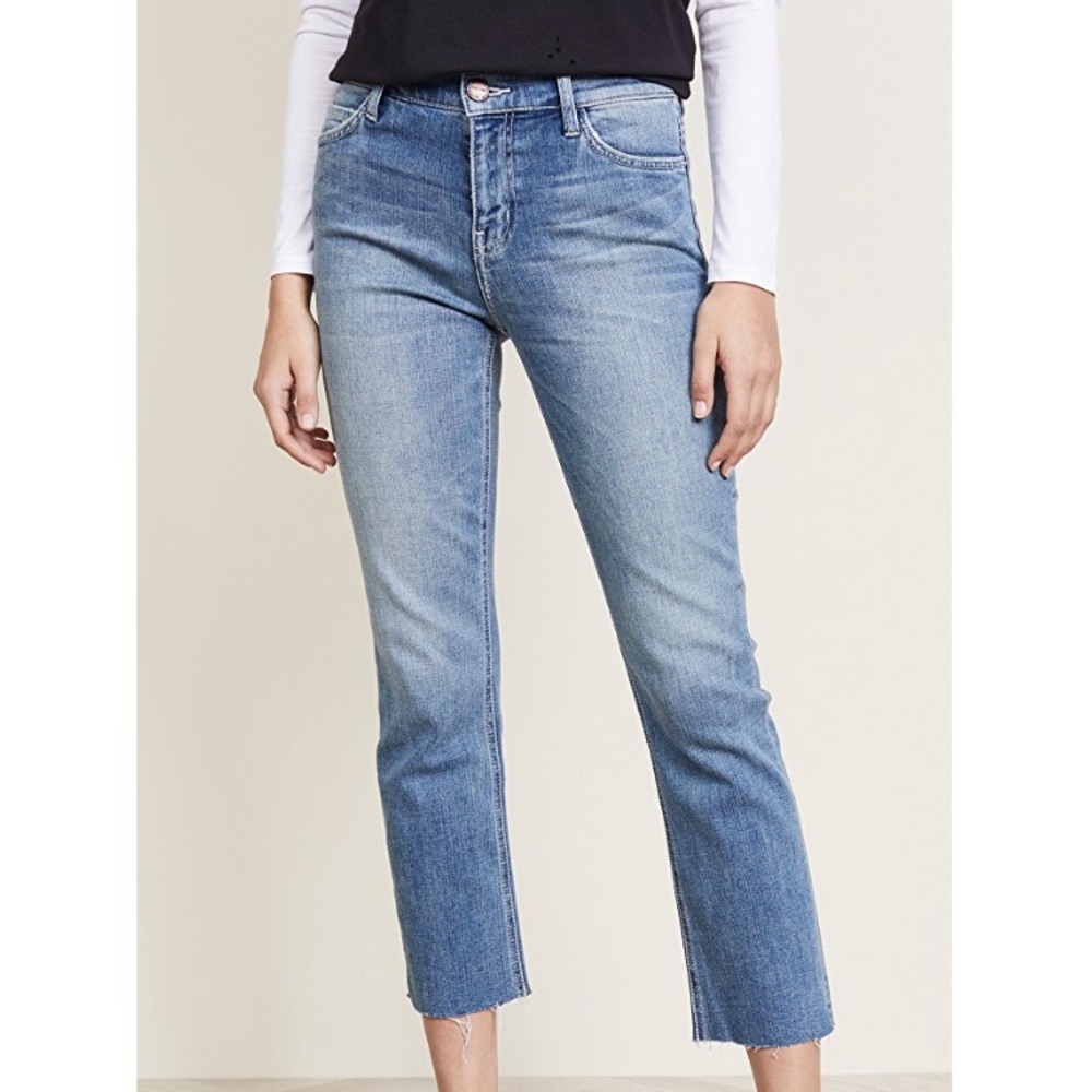 Current Elliot high waist straight leg jean